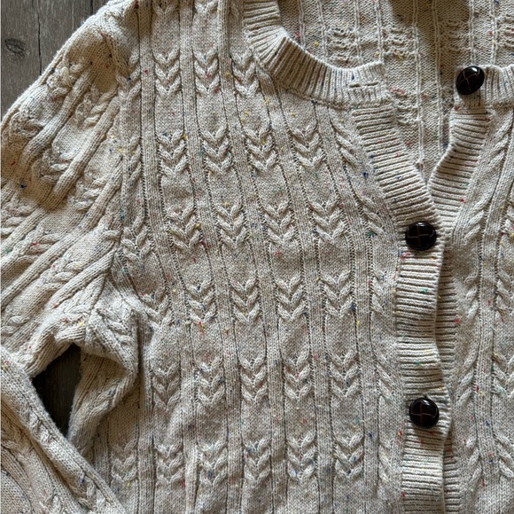 Appleseed’s | Women's Cable Knit Cardigan Sweater - Picture 2 of 7